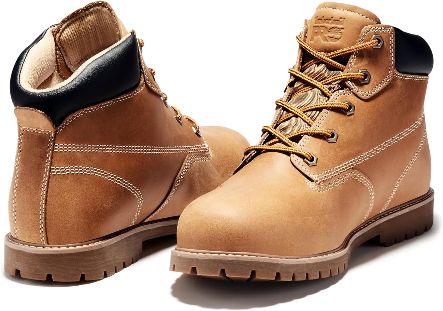 Timberland PRO мужские рабочие ботинки Gritstone 6 Inch со стальным защитным носком, Wheat — фото 3