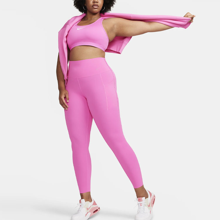 Универсальные леггинсы для женщин Playful Pink Nike, Naughty Pink — фото 4