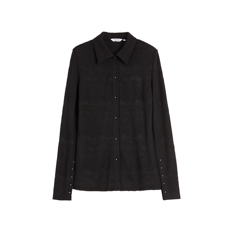 

Рубашка женская Lapel Moderate ELLE, черный