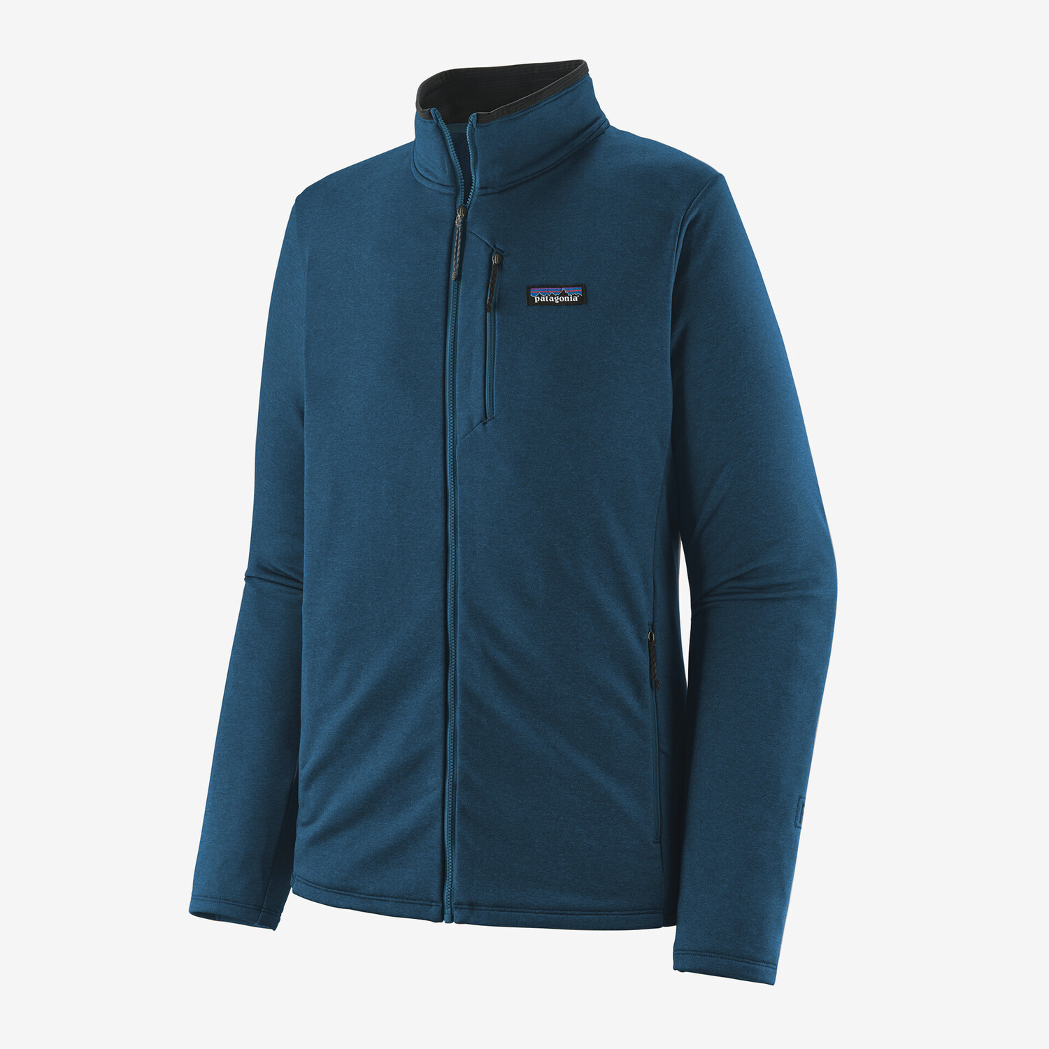 

Мужская повседневная куртка R1 Patagonia, цвет Lagom Blue - Tidepool Blue X-Dye