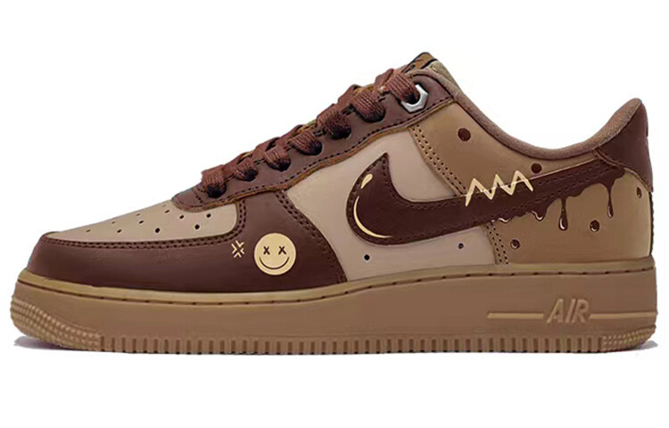 

Кроссовки Nike Air Force 1 Skateboard Shoes Unisex Low-Top Brown