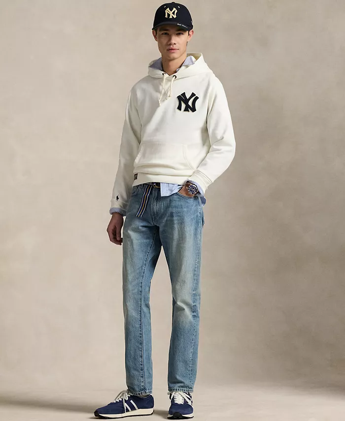 

Унисекс худи Yankees из флиса Polo Ralph Lauren, белый