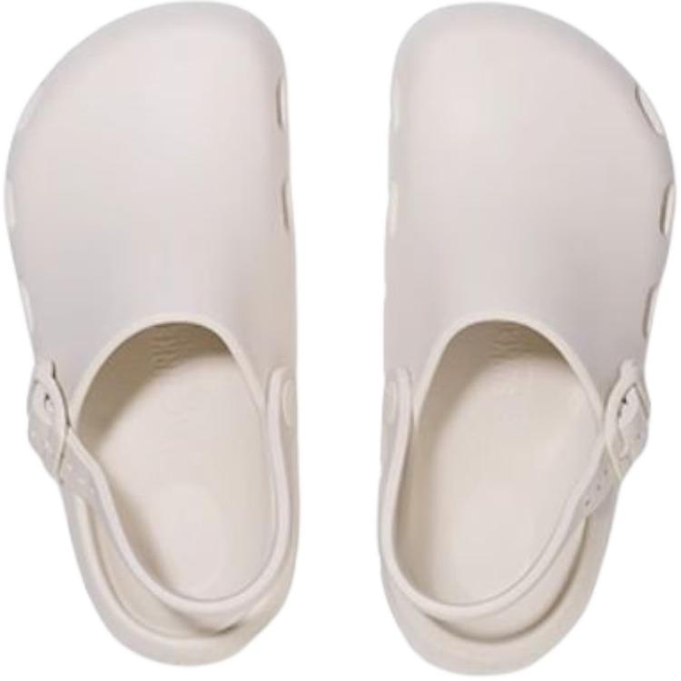 Birkenstock Бирки Flow устойчивые к истиранию низкие детские сандалии white — фото 4