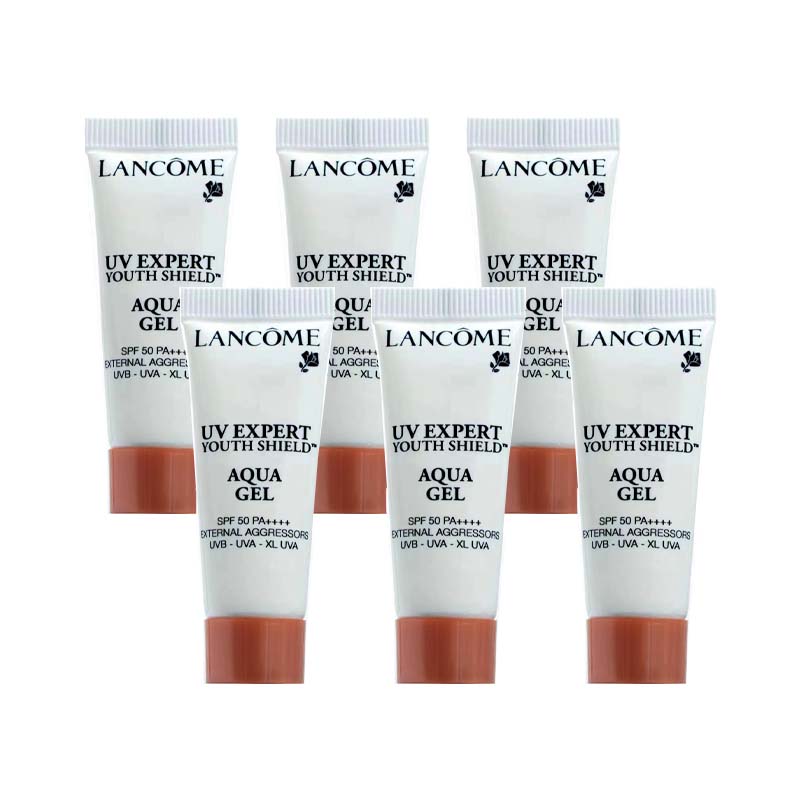 LANCOME Lankou белый тюбик солнцезащитный дорожный набор освежающий легкий и освежающий SPF50 PA++++ 10мл*4/10мл*5/10мл*6 — фото 4