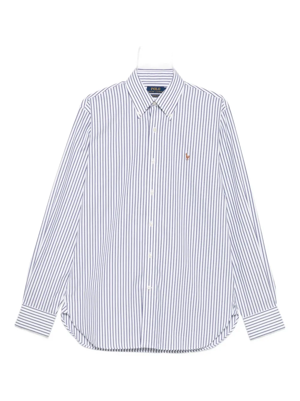 

Полосатая хлопковая рубашка POLO RALPH LAUREN, белый