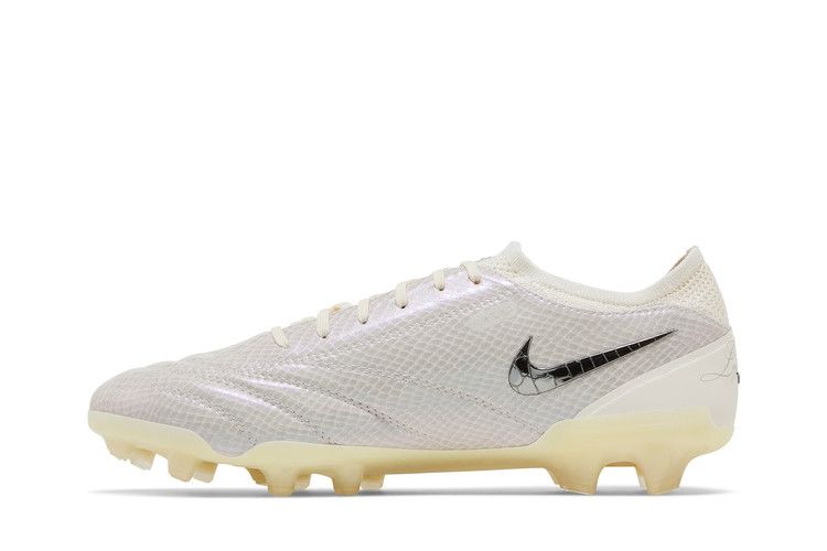 Кроссовки Nike Tiempo Legend 10 Elite Luxe FG Made in Italy, Montebelluna - White — фото 3