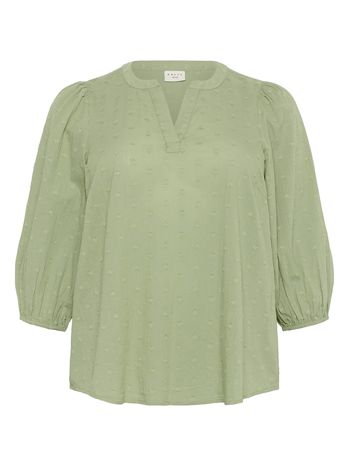 

KAFFE curve Блузка зеленого цвета