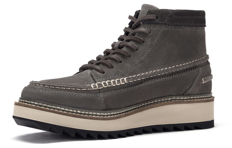 Женские ботинки Clarks на плоской подошве, темно-серый — фото 2