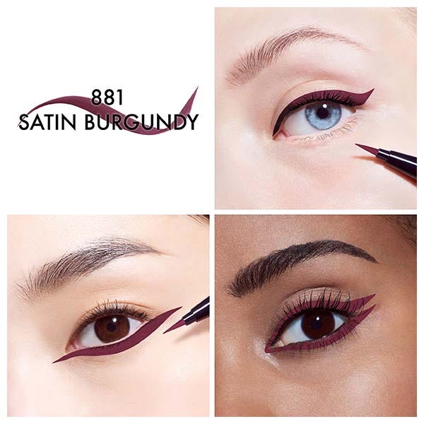 Водостойкая подводка для глаз DIOR Liquid Liner, 881 Satin Burgundy — фото 2