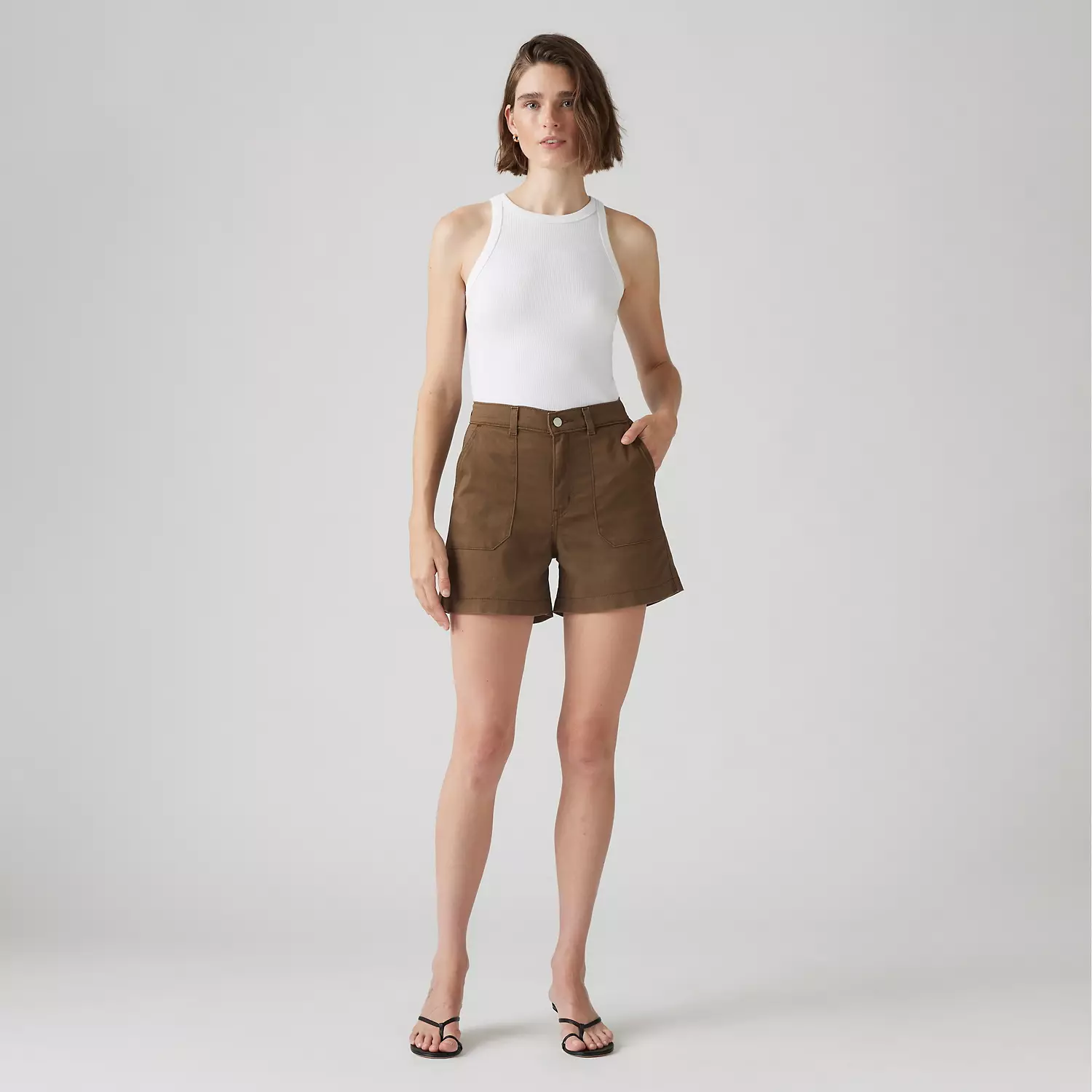 

Женские шорты Utility Levi's, цвет Dark Earth - Brown