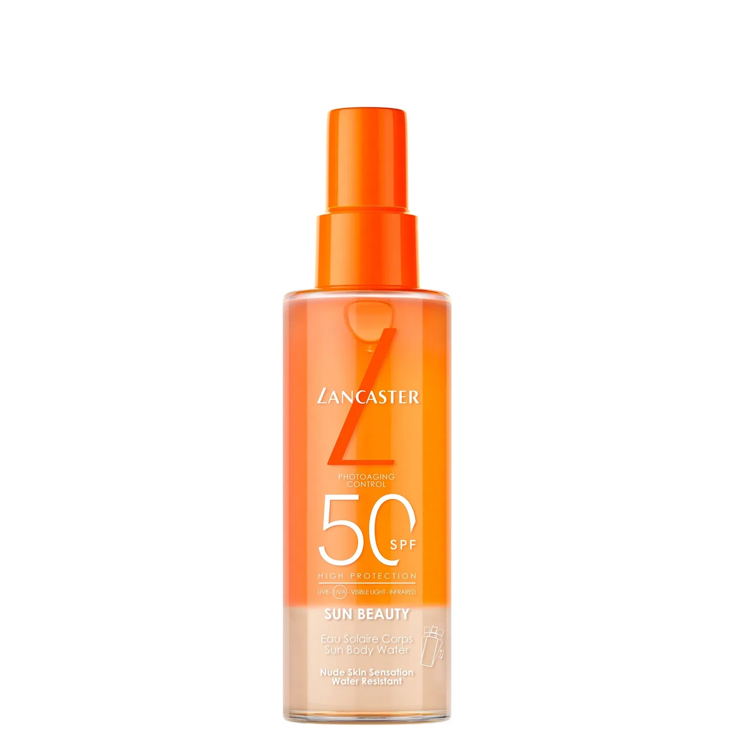 Солнцезащитная вода для тела SPF 50, 100 мл Lancaster