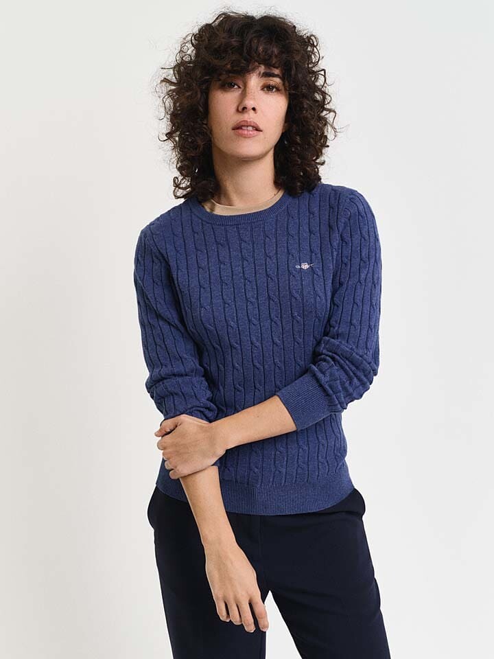 

Пуловер Gant Pullover, темно-синий