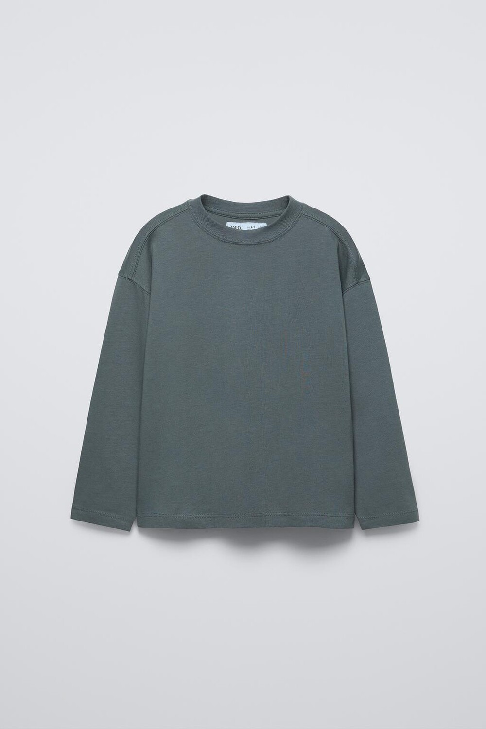 

Базовая футболка ZARA, утиный синий