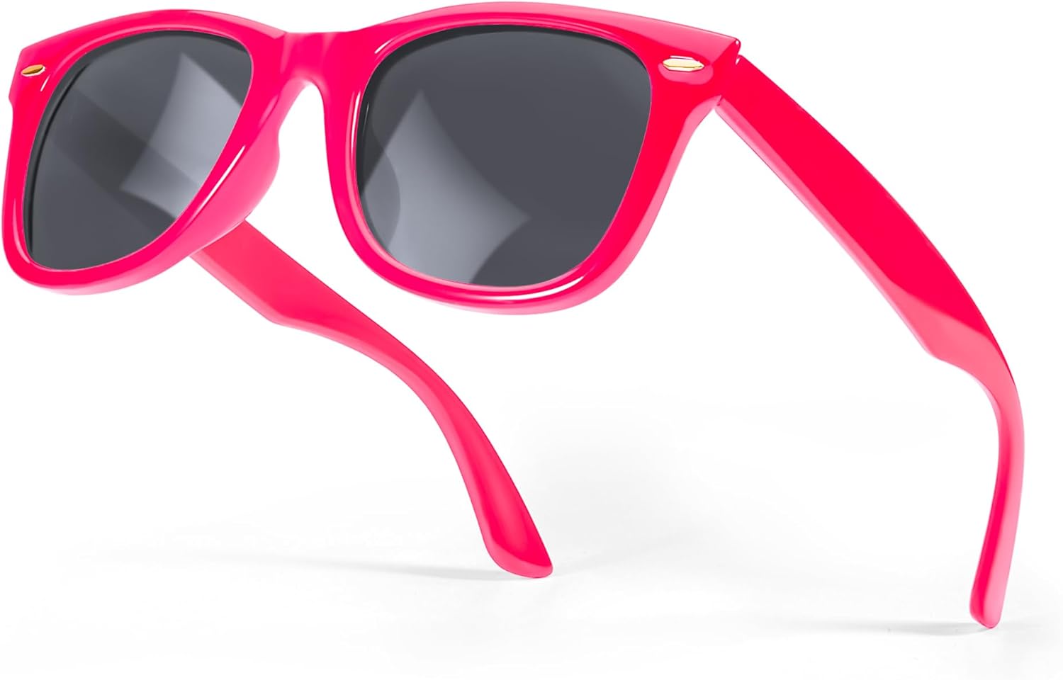 

Поляризованные солнцезащитные очки SIPHEW для женщин и мужчин - UV400, зеркальные, для пляжа, дизайнерские модные солнцезащитные очки унисекс, средний размер, B1 Hot Pink Square Sunglasses