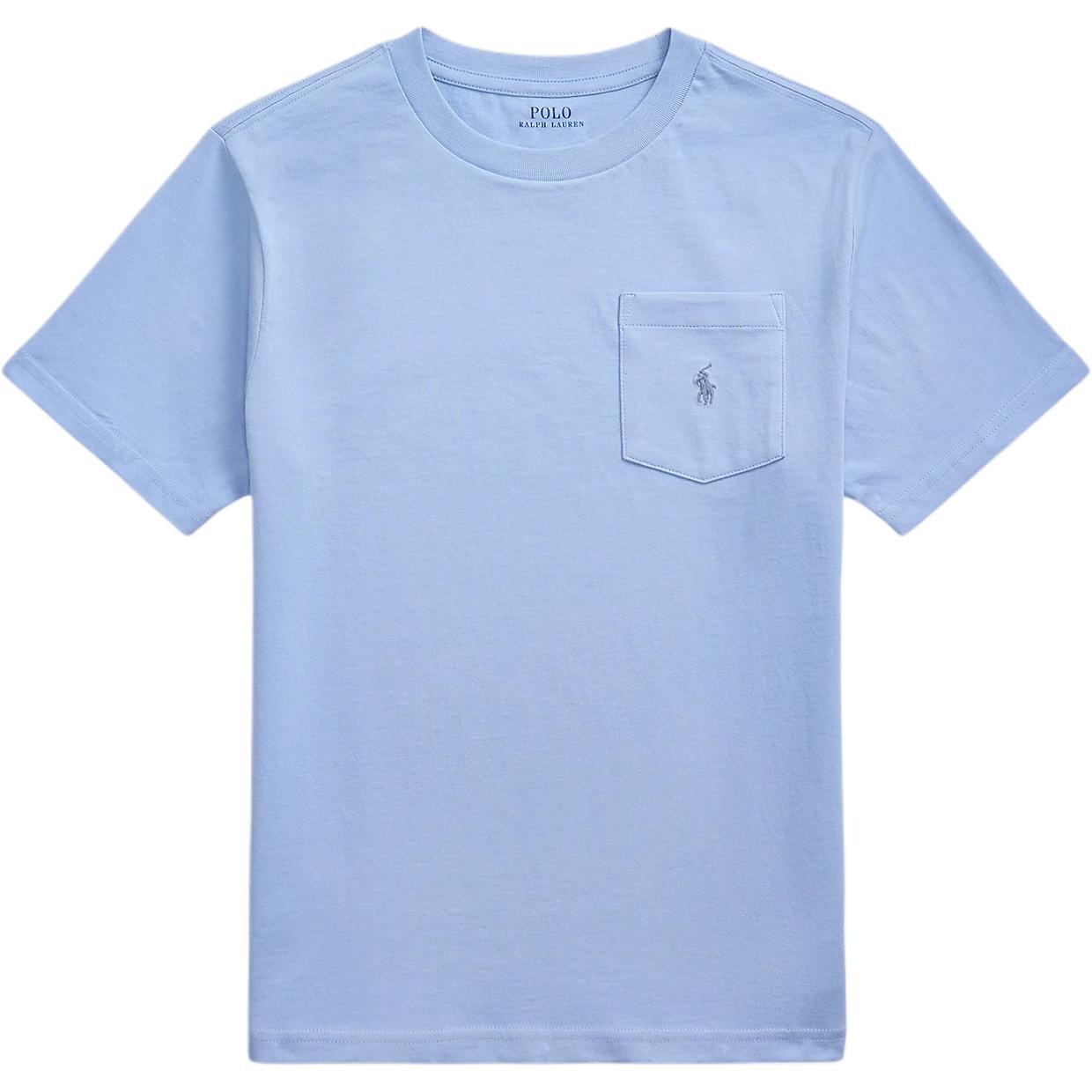 

Polo Ralph Lauren Футболка светло-голубая детская, Синий, Polo Ralph Lauren Футболка светло-голубая детская