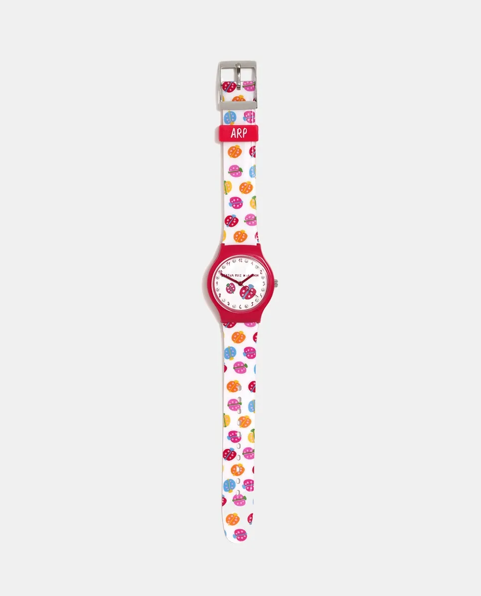 

FLIP AGR382 Часы Разноцветные Божьи коровки Agatha Ruiz de la Prada, мультиколор