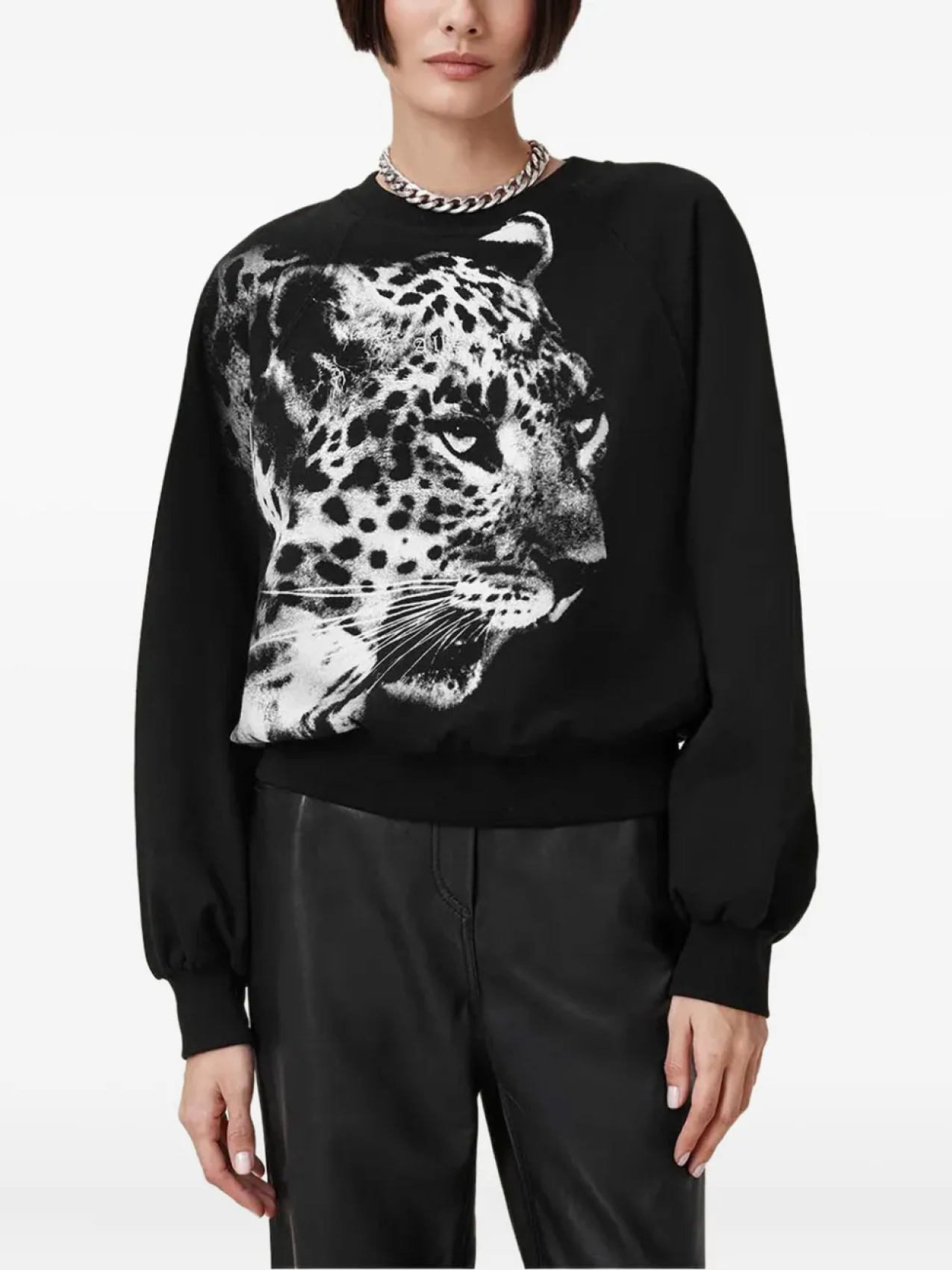

Толстовка с вырезом AllSaints Kiara Cygnet, черный