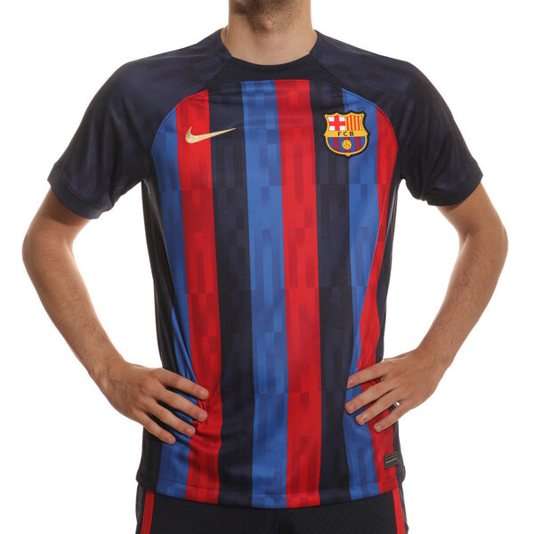 Футболка fc barcelona 22 23 стадион домашний Nike, синий — фото 3