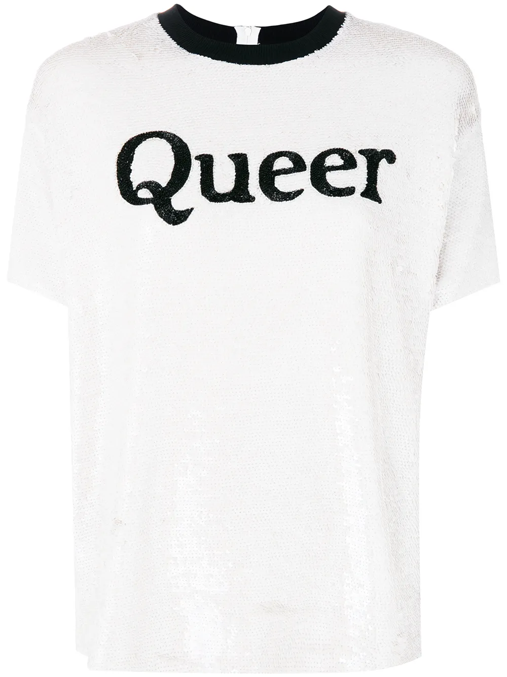 

Футболка 'Queer' Ashish, белый