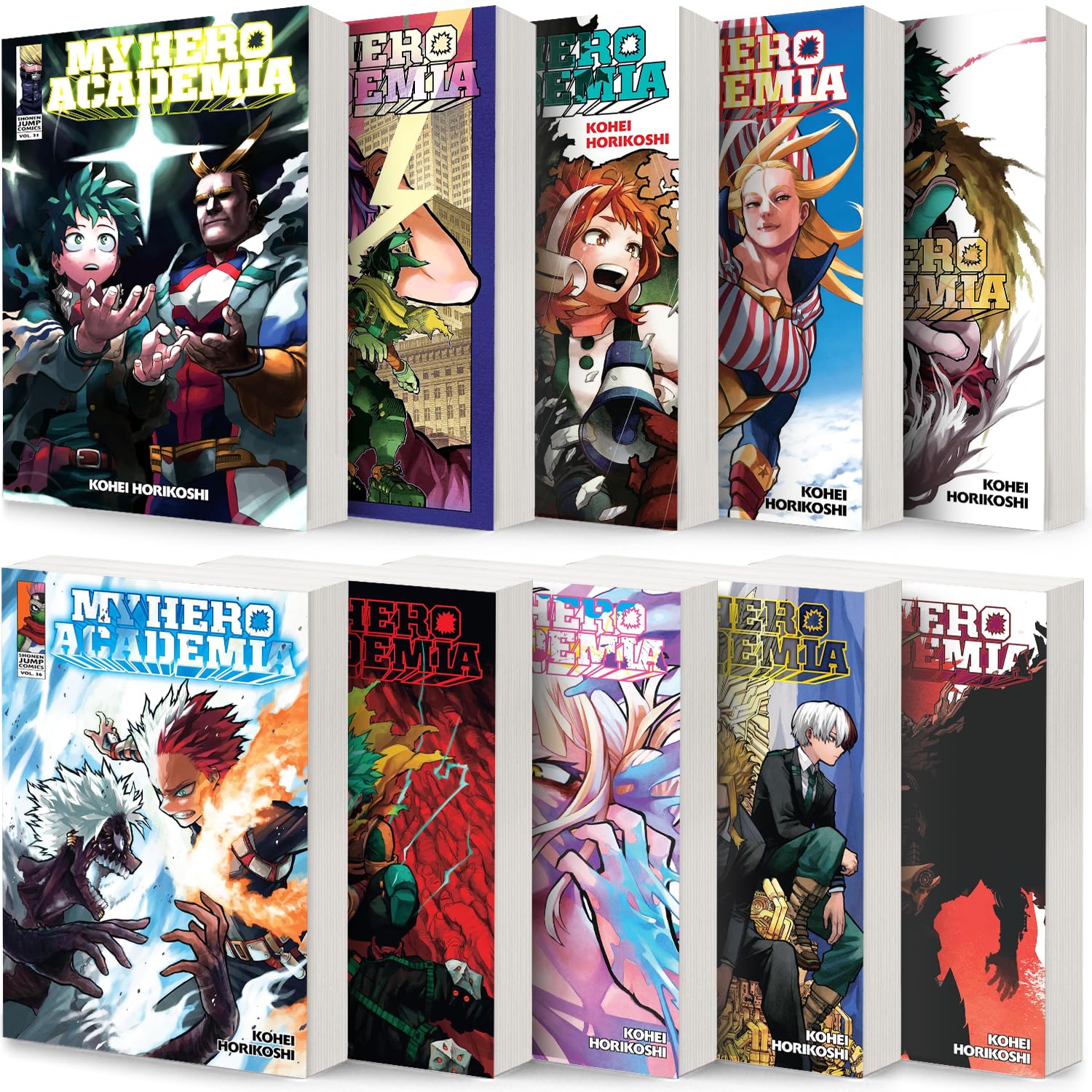 

My Hero Academia, Vol. 31-40, Collection 10 Books Set, by Kohei Horikoshi (Viz Media)