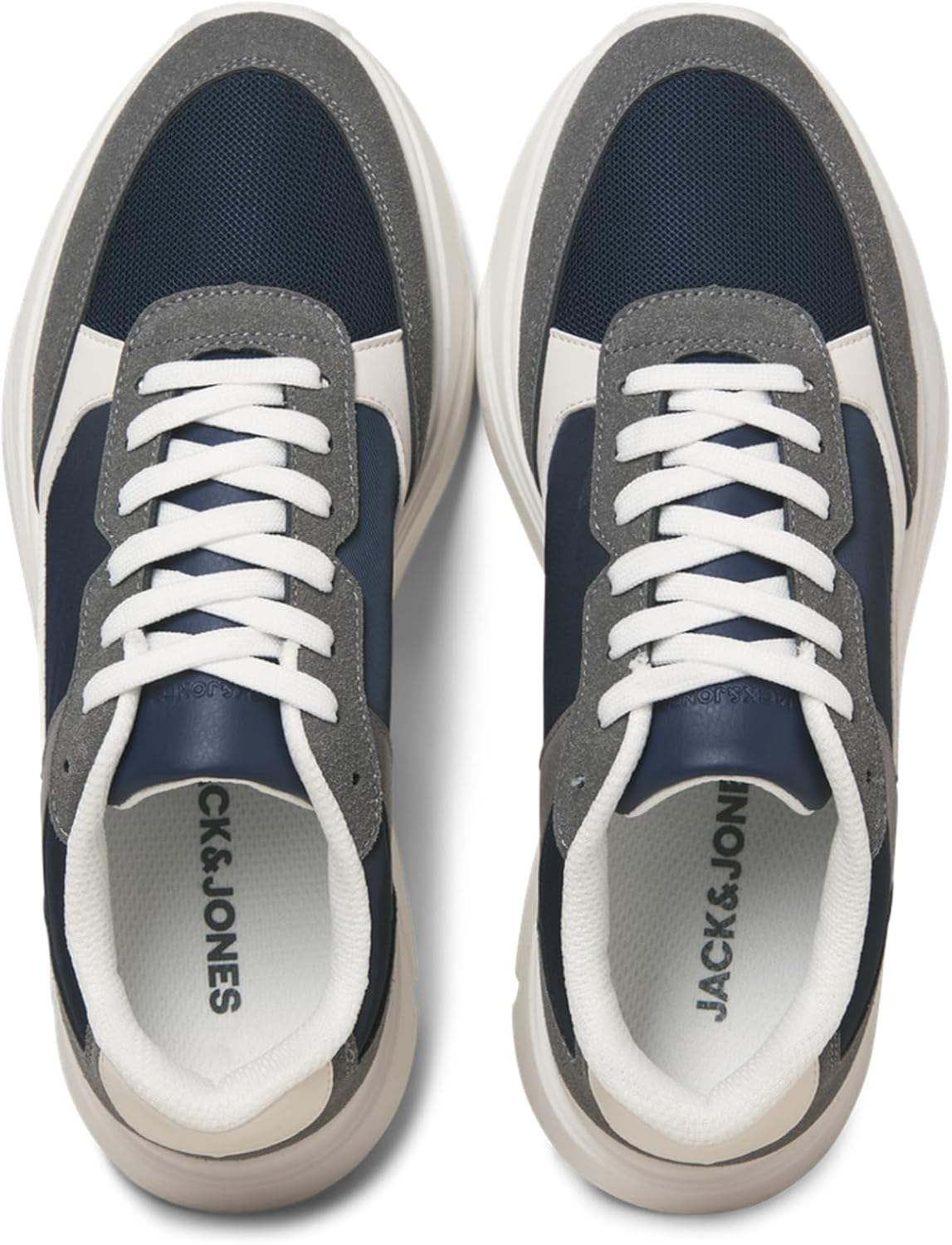 Мужские кроссовки Jack Jones Smart Casual Jfwaspire Pu Runner Noos Jack & Jones, Castlerock — фото 2