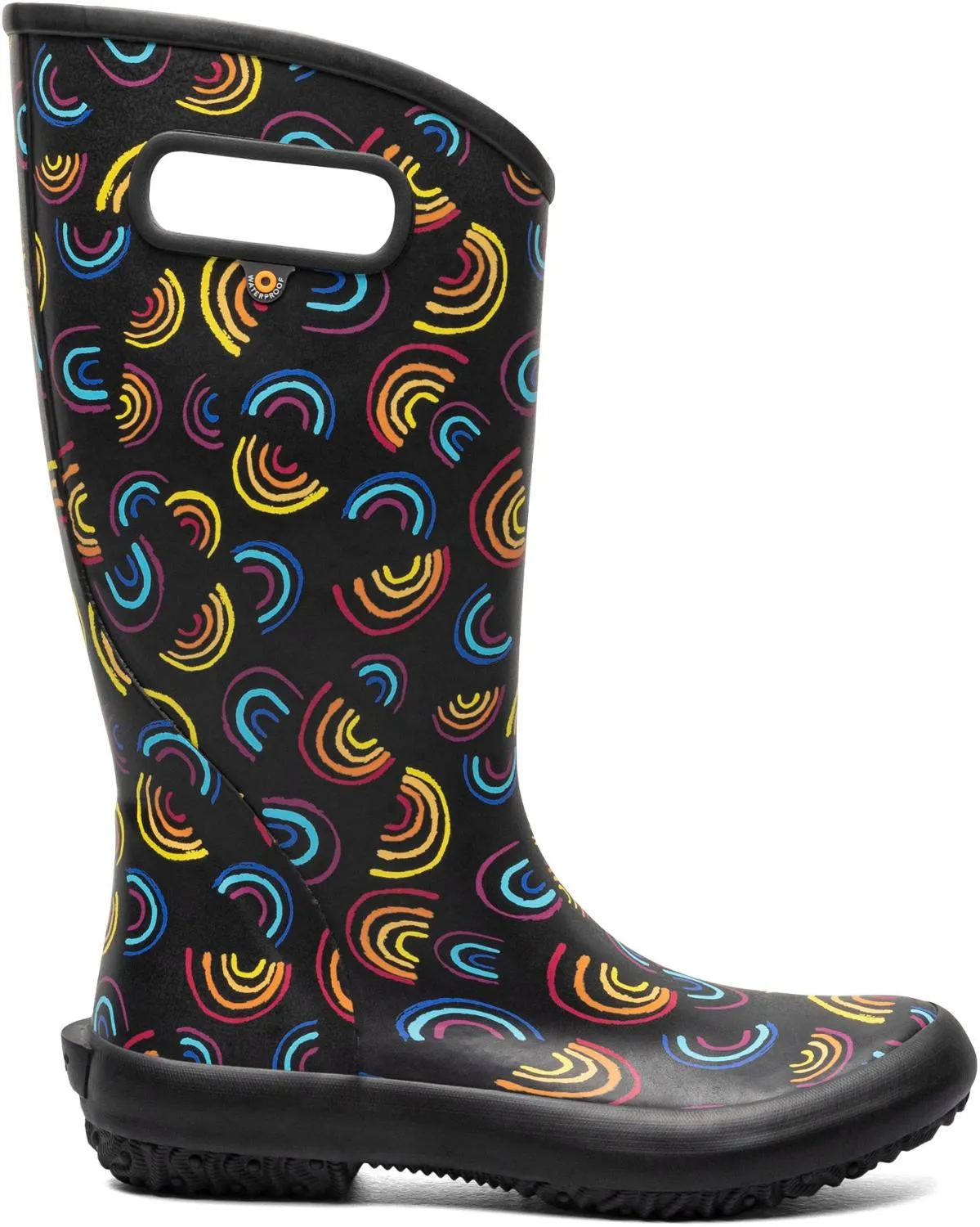 Женские резиновые сапоги Wild Rainbow Bogs, Black Multi
