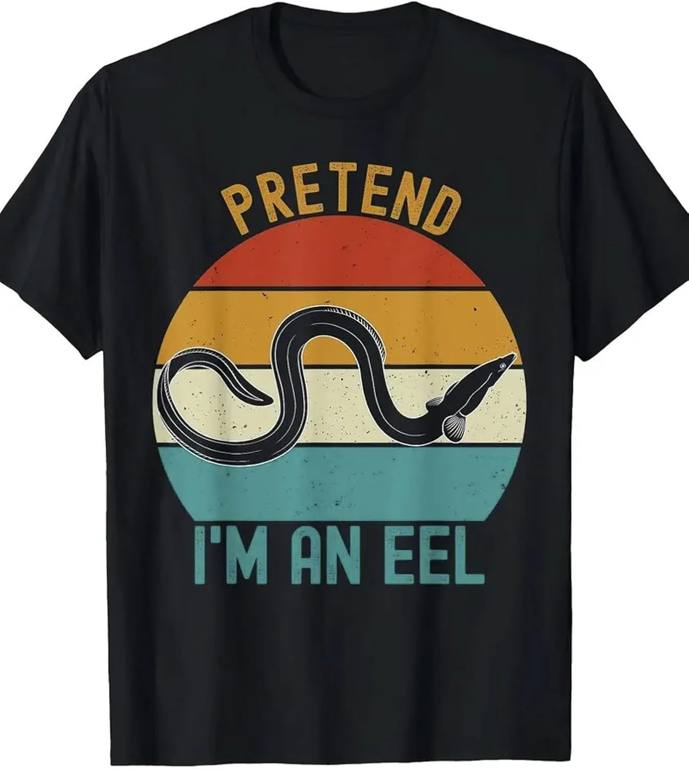 

Мужская футболка 100% Cotton, Electric EEL, с принтом в виде угря, круглый вырез NEKO MENA