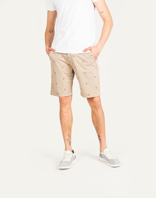 

Шорты Miles Short Icon мужские Pepe Jeans, бежевый