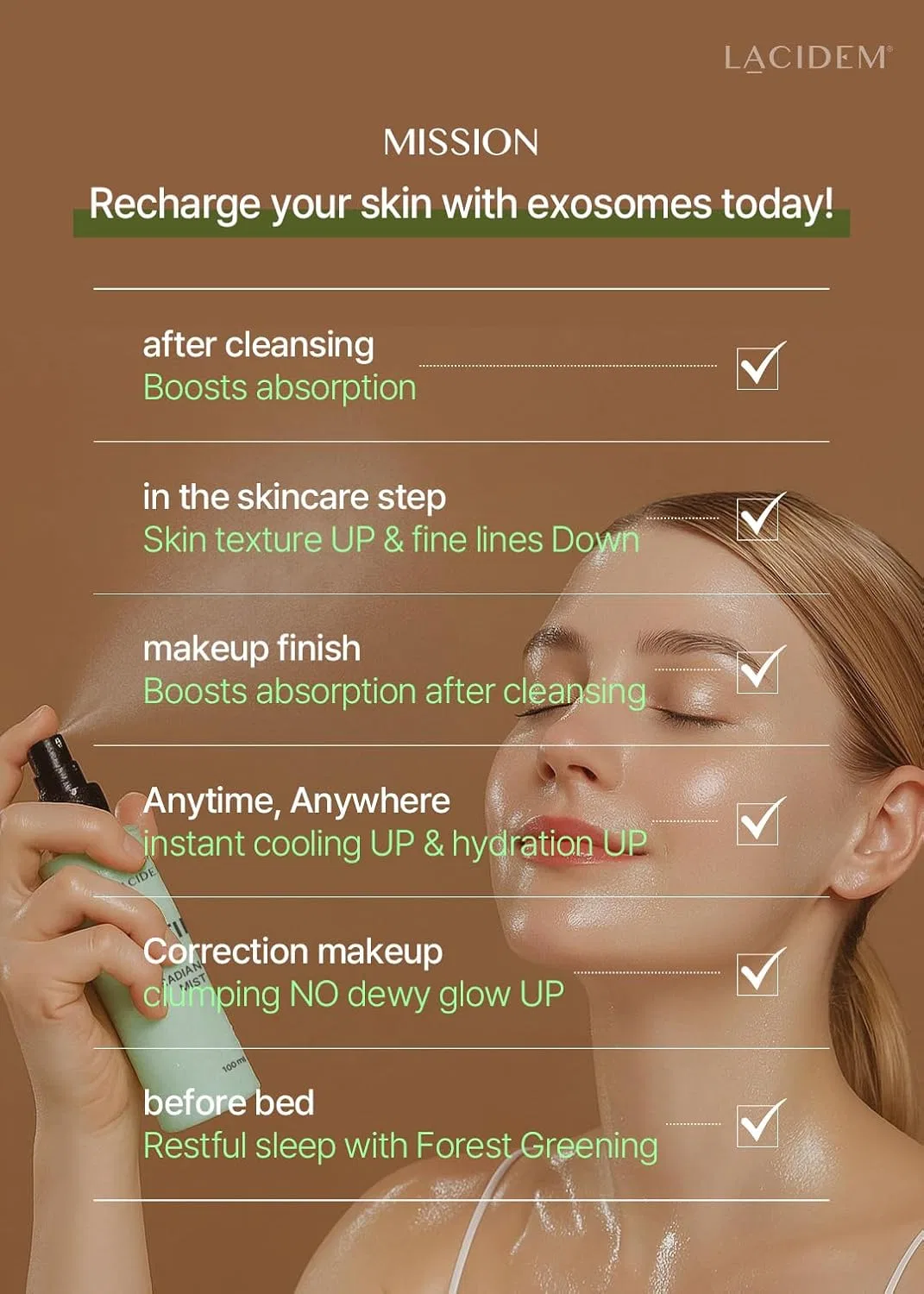 Тоник Lacidem — Для лица Phyto Exosome Skin Booster от, 100 мл — фото 3