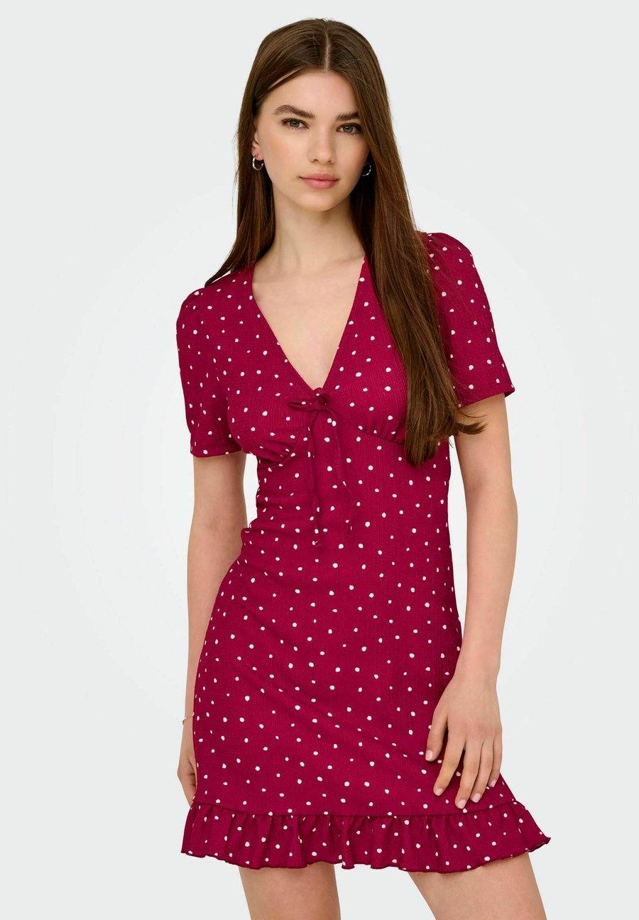 

Платье ONLY ONLBILL KURZES, Rio Red/Dark Red