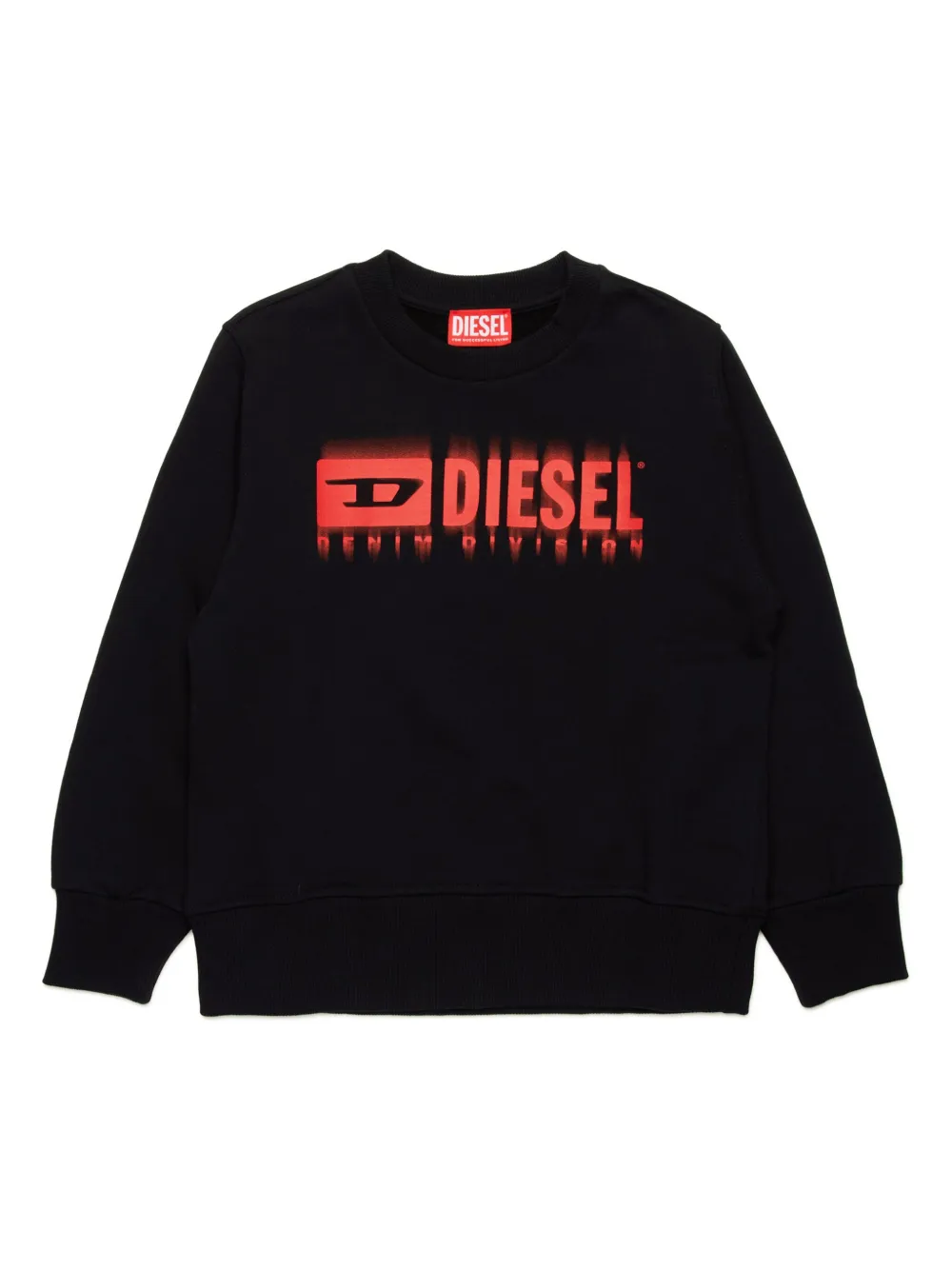 

Толстовка с логотипом Diesel Kids, черный