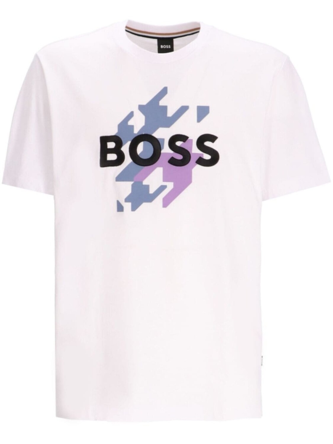 

BOSS футболка из хлопка с логотипом, белый