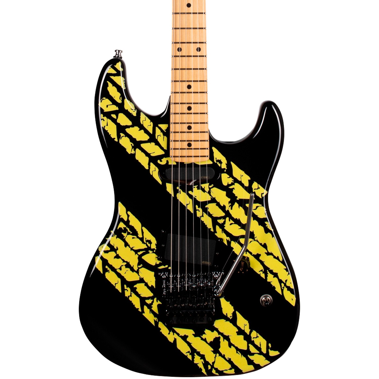 

Godin Derry Grehan Signature Tread Graphics Электрогитара Черная