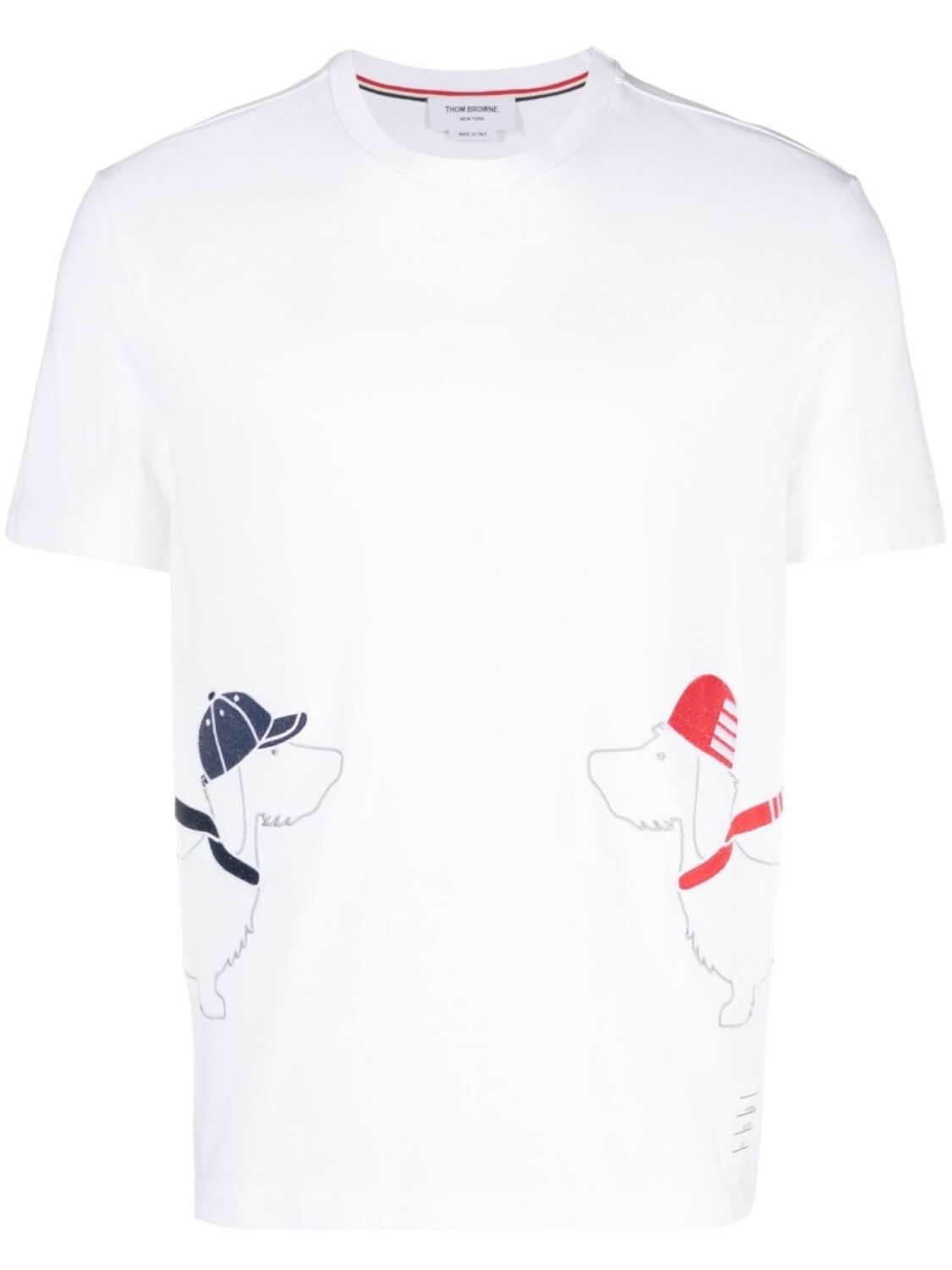 

Thom Browne футболка с графичным принтом, белый