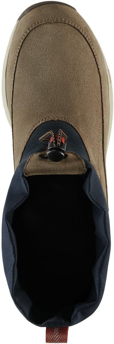 Мужские водонепроницаемые походные ботинки Danner Cloud Cap 400G 7 из замши с подошвой Vibram Arctic Grip, утеплителем PrimaLoft и стелькой OrthoLite, шоколадный — фото 4
