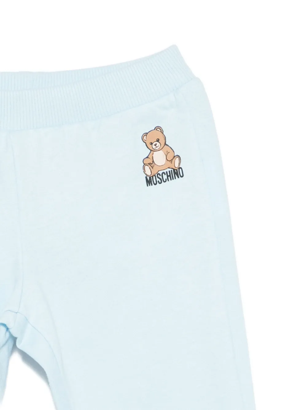 Спортивный костюм с принтом плюшевого мишки Moschino Kids, синий — фото 3