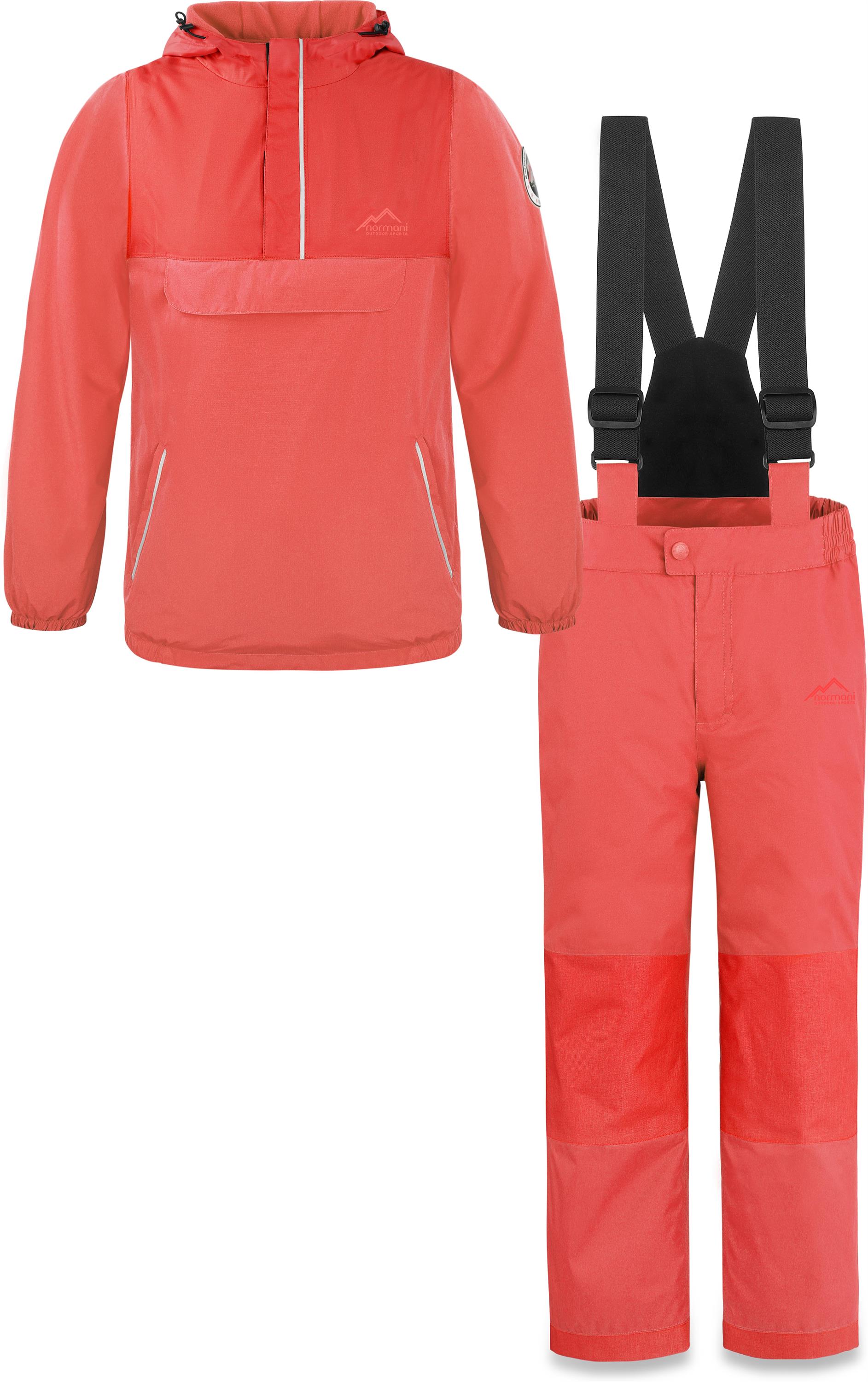 

Лыжные штаны Normani Outdoor Sports Kinder WinterSet Thermohose und Windbreaker, цвет Coral