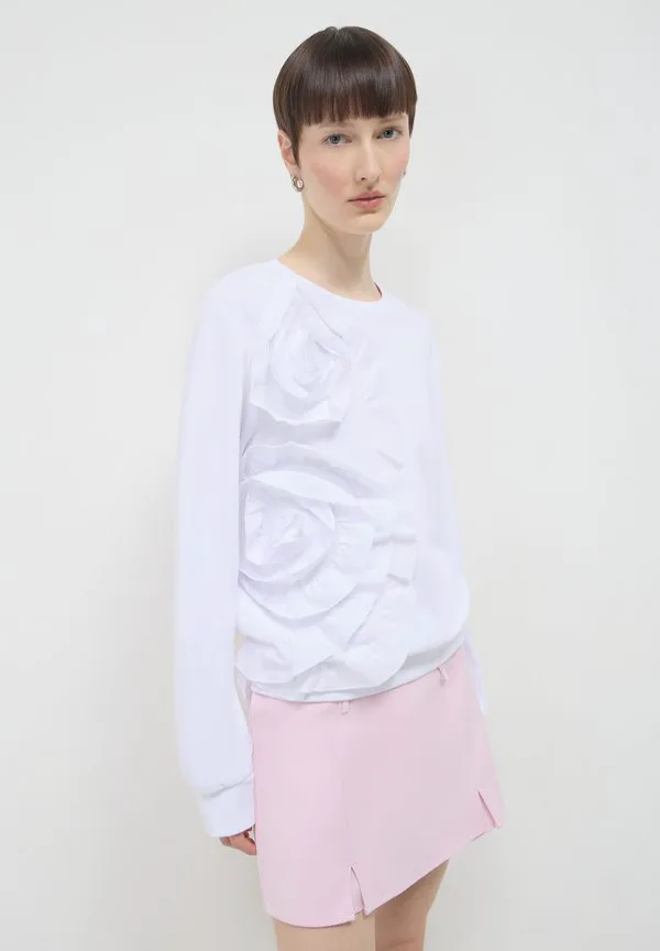 

Розовая толстовка с оборками Calliope, Bianco Ottico, Розовый, Розовая толстовка с оборками Calliope, Bianco Ottico