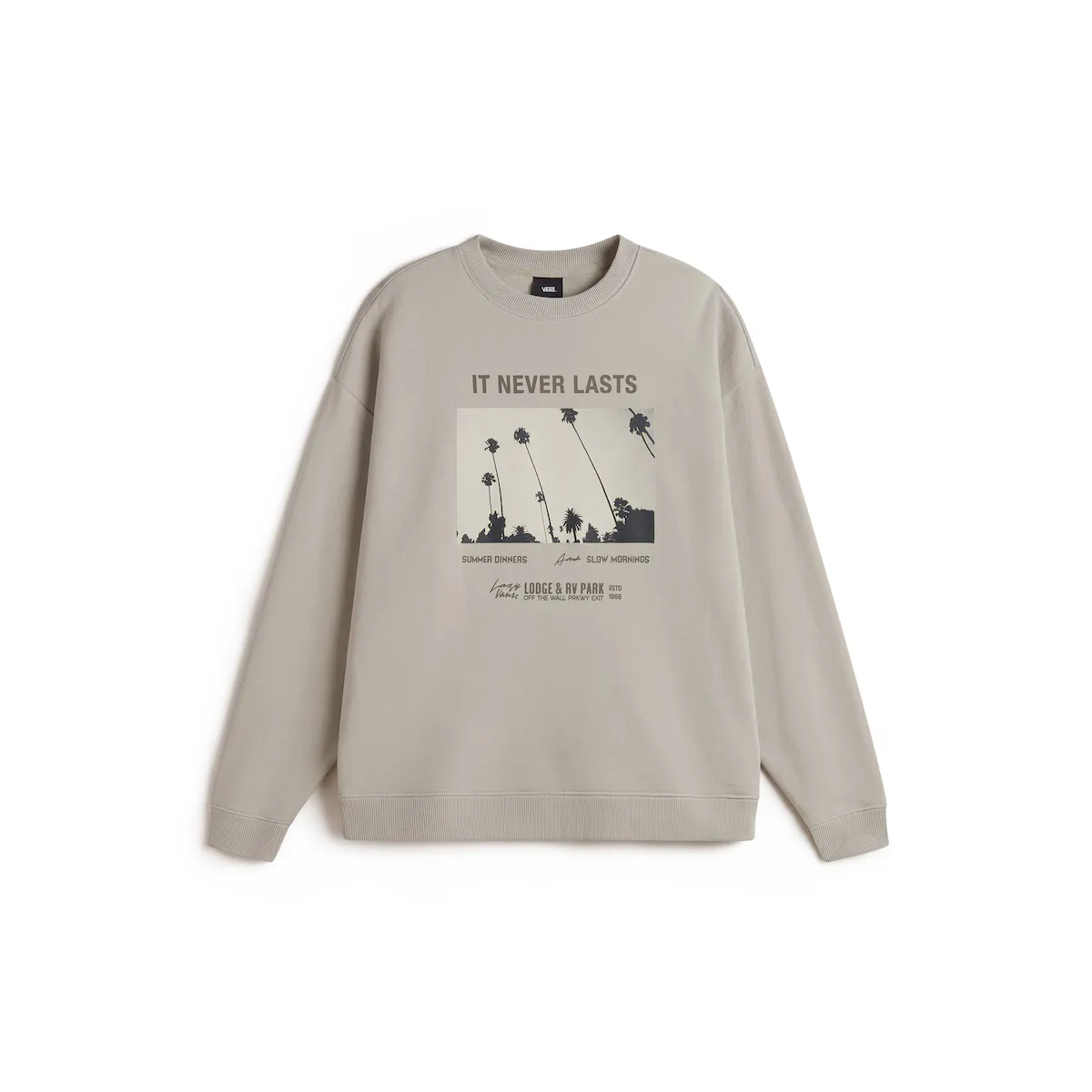 

Женская толстовка Vans Neverlasting Crew, бежевый
