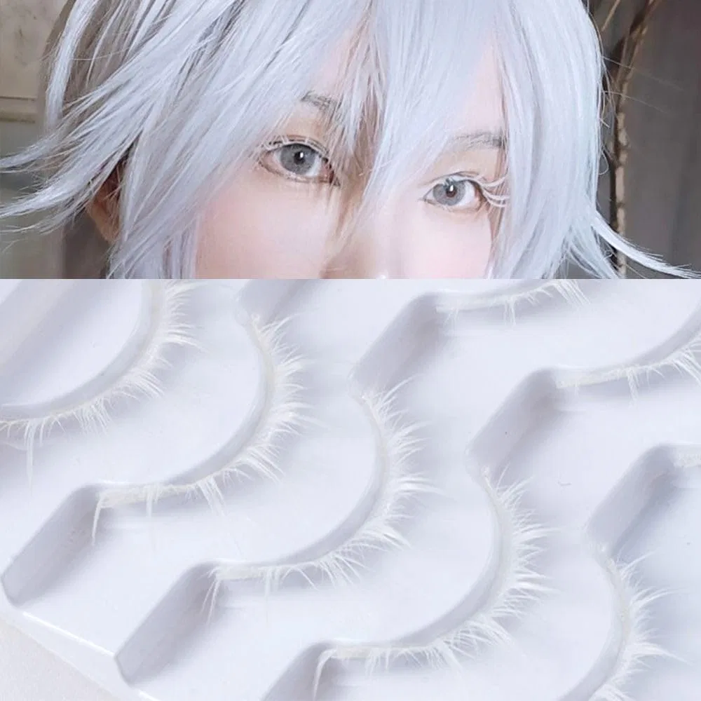 Накладные ресницы Anime 3D белые SoftNesth — фото 3