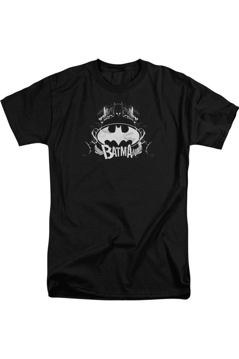 

Футболка Batman Grim & Gritty с коротким рукавом для взрослых Gildan, черный