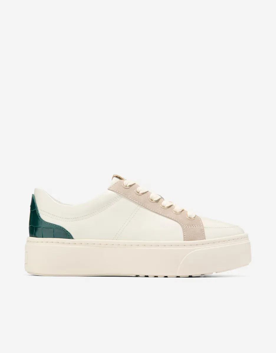 

Женские кожаные кроссовки на платформе FlowerFoam Cole Haan, розовый