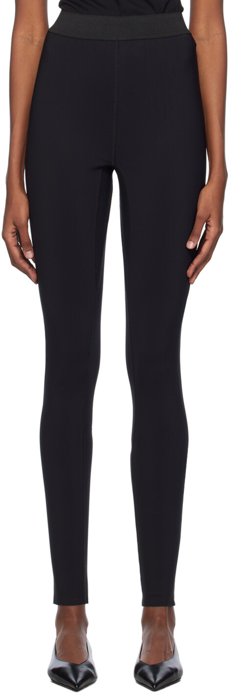 

Черные леггинсы на молнии Wardrobe.Nyc