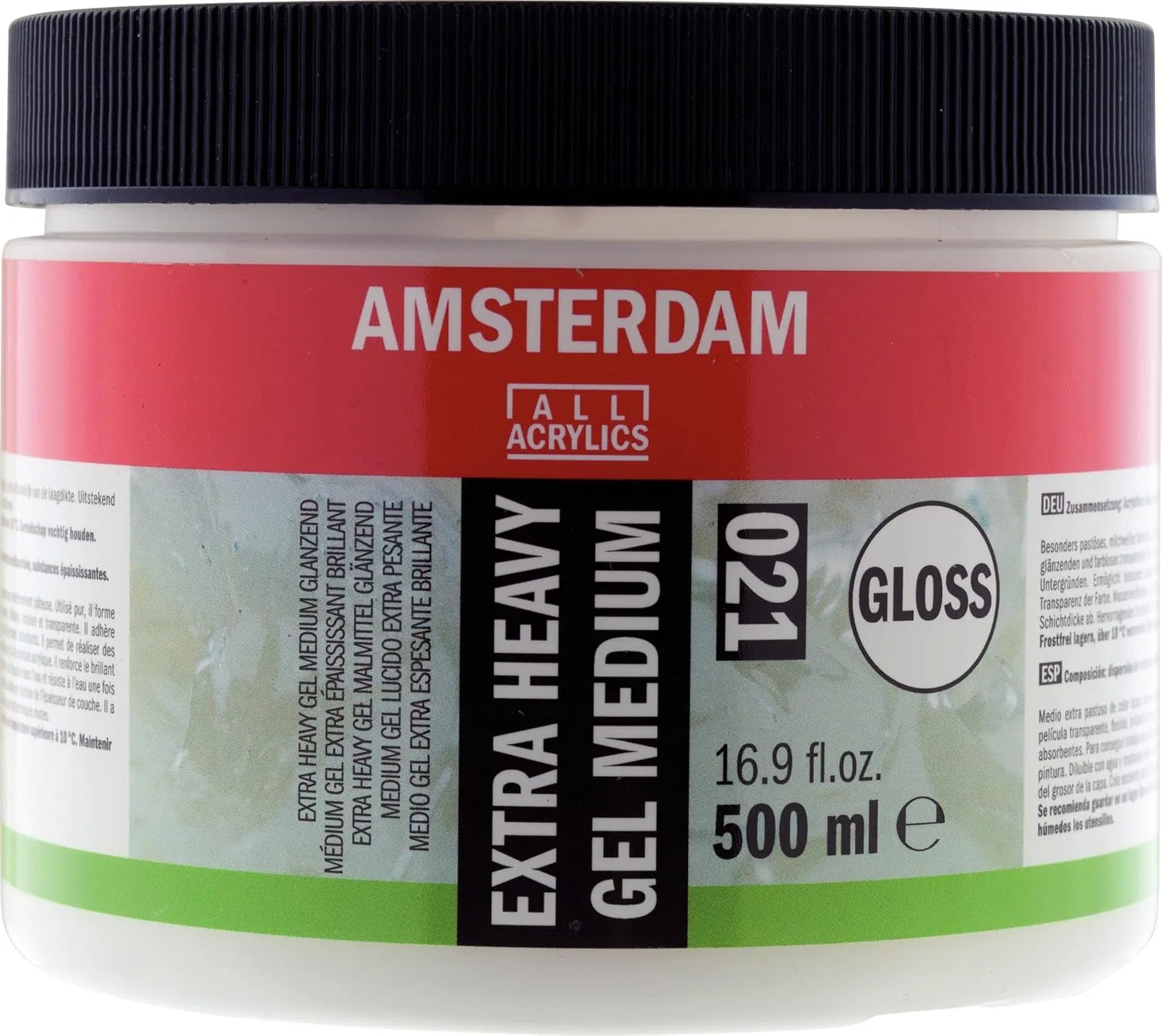 Глянцевый гель-медиум Amsterdam Extra Heavy Gel Medium Gloss 021, 500 мл Amsterdam