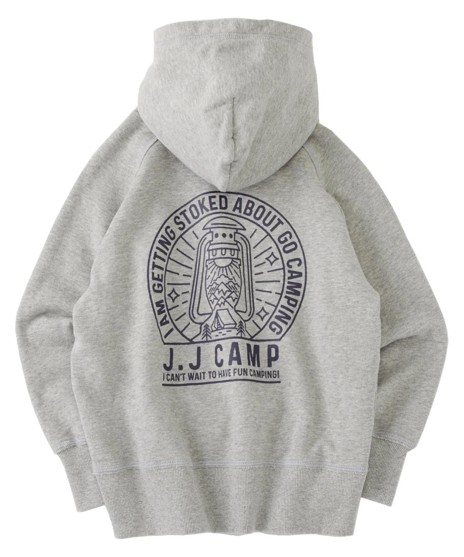 Детская толстовка с капюшоном JJ CAMP/(K) из 100% хлопка с крупным силуэтом. Robe, MOKU — фото 2