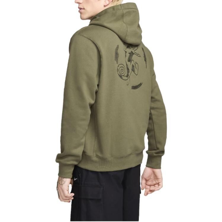 SB Толстовка унисекс Medium Оливковый/Черный Nike, черный — фото 2