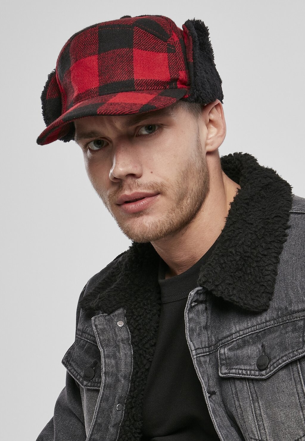 

Бейсболка Brandit, цвет red/black