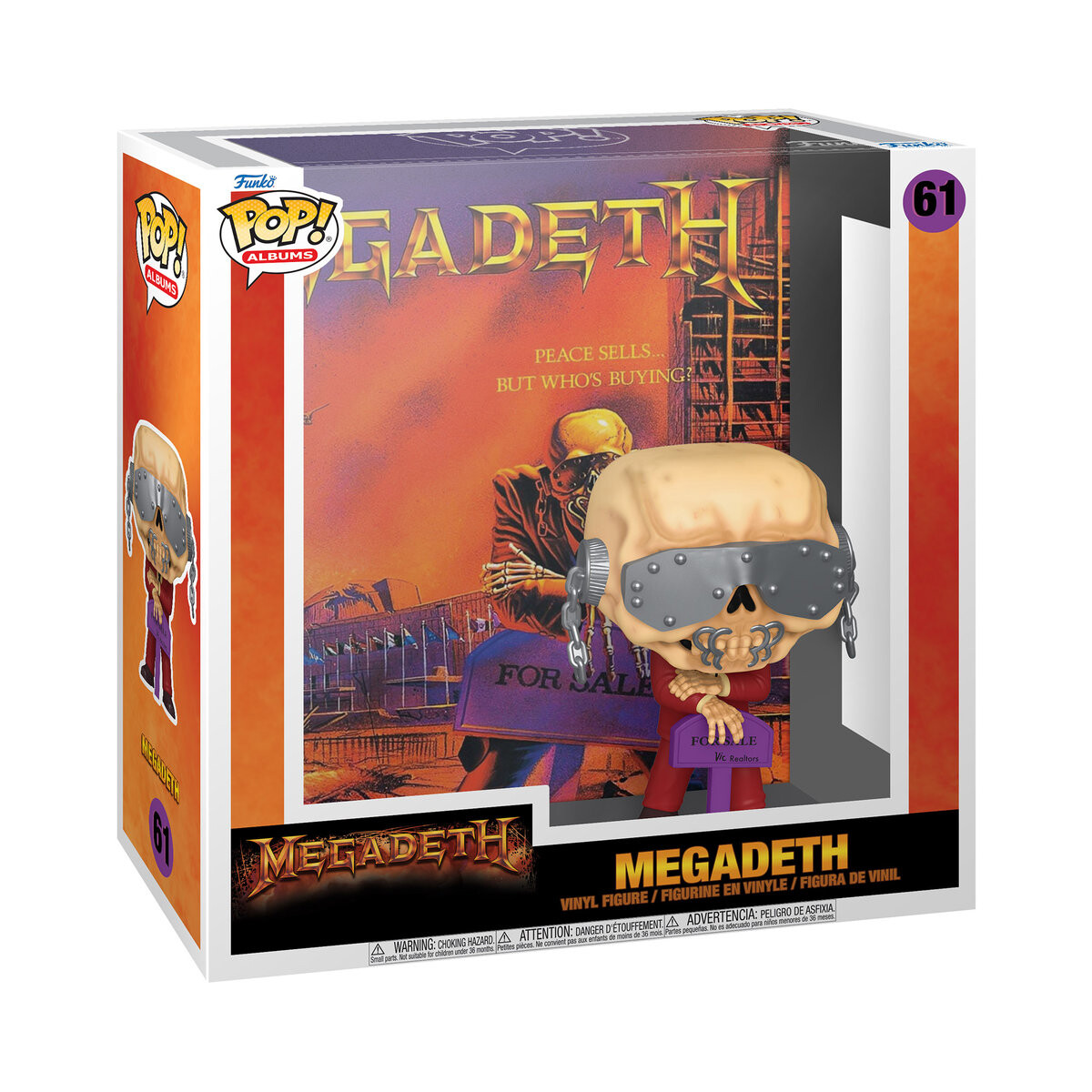 

Funko POP! Альбомы, коллекционная фигурка, Megadeth, 61 год.