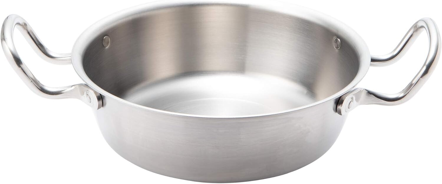 

Endo Shoji ATV3802 Кастрюля Torino Tempura, коммерческое использование, 10,6 дюймов (27 см), кастрюля, совместимая с индукционной плитой, трехслойная сталь, плакированная алюминием, сделано в Японии