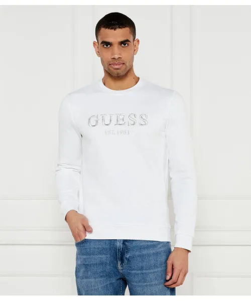 

Толстовка Slim fit Guess Jeans, белый